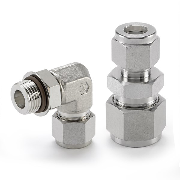 9/16-18 SAE Male x 1/4 Tube OD Adapter Ham-Let Stainless Steel 316 Let-Lok Compression Fitting 