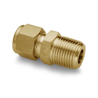 Ham-Let 766L Female Compression Fitting Brass 3/8 X 1/2 (Lot of
